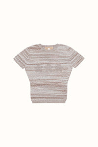 Stars Openwork Baby Tee in Studio Blend II