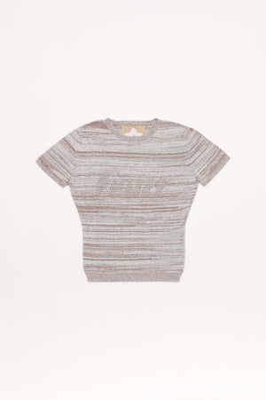 Fruit Openwork Baby Tee in Studio Blend II