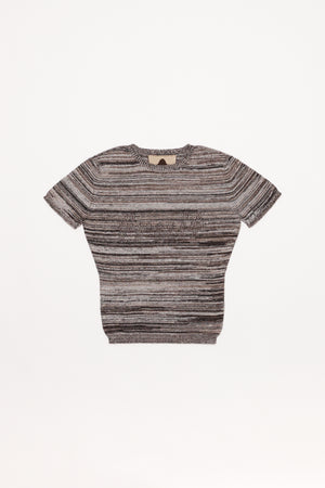Fruit Openwork Baby Tee in Studio Blend III