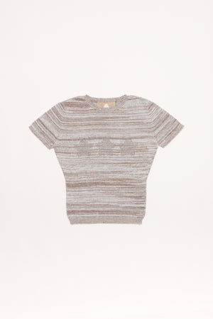 Stars Openwork Baby Tee in Studio Blend II