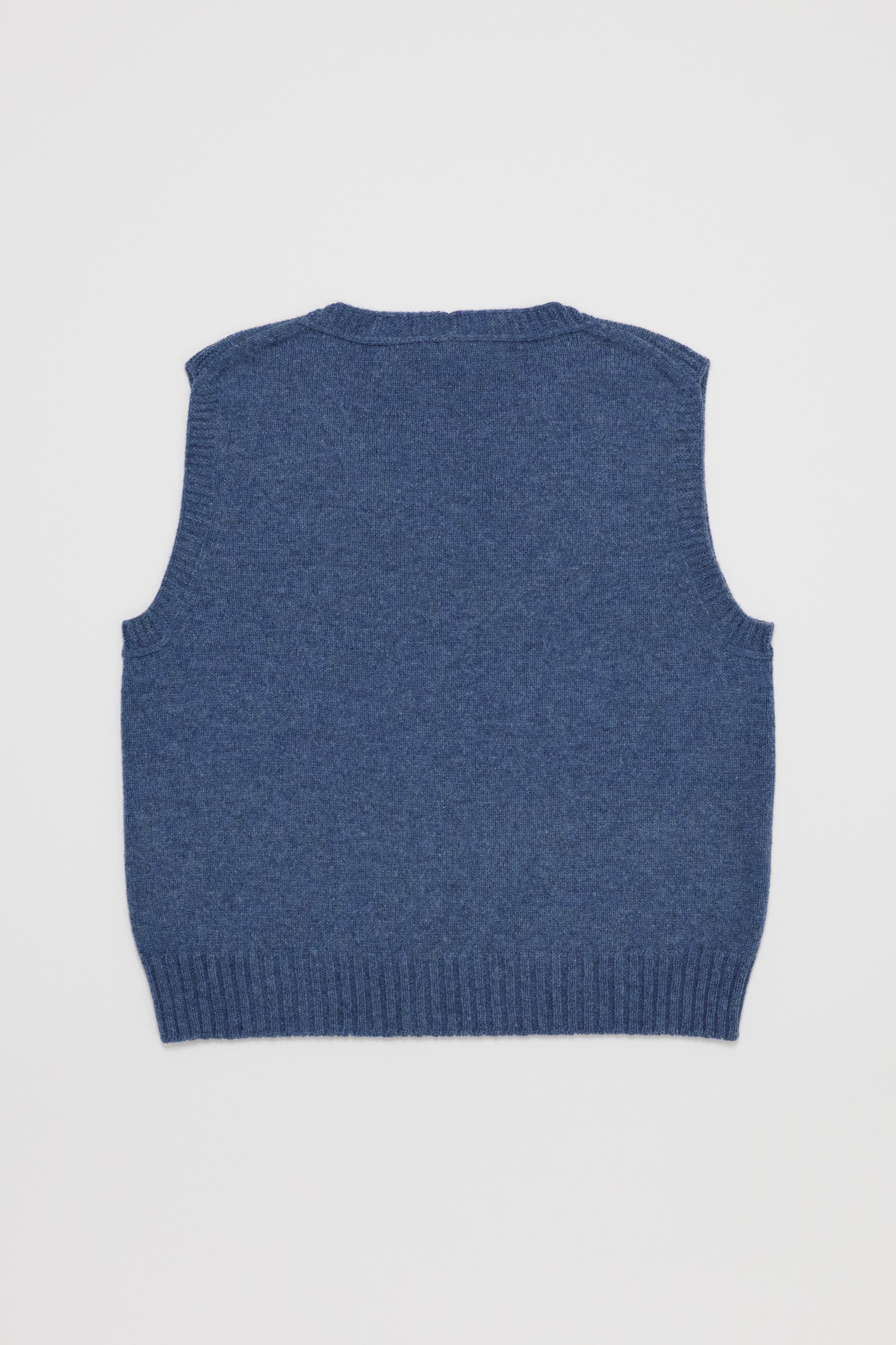 V-Neck Vest in Denim – Fruitchouli