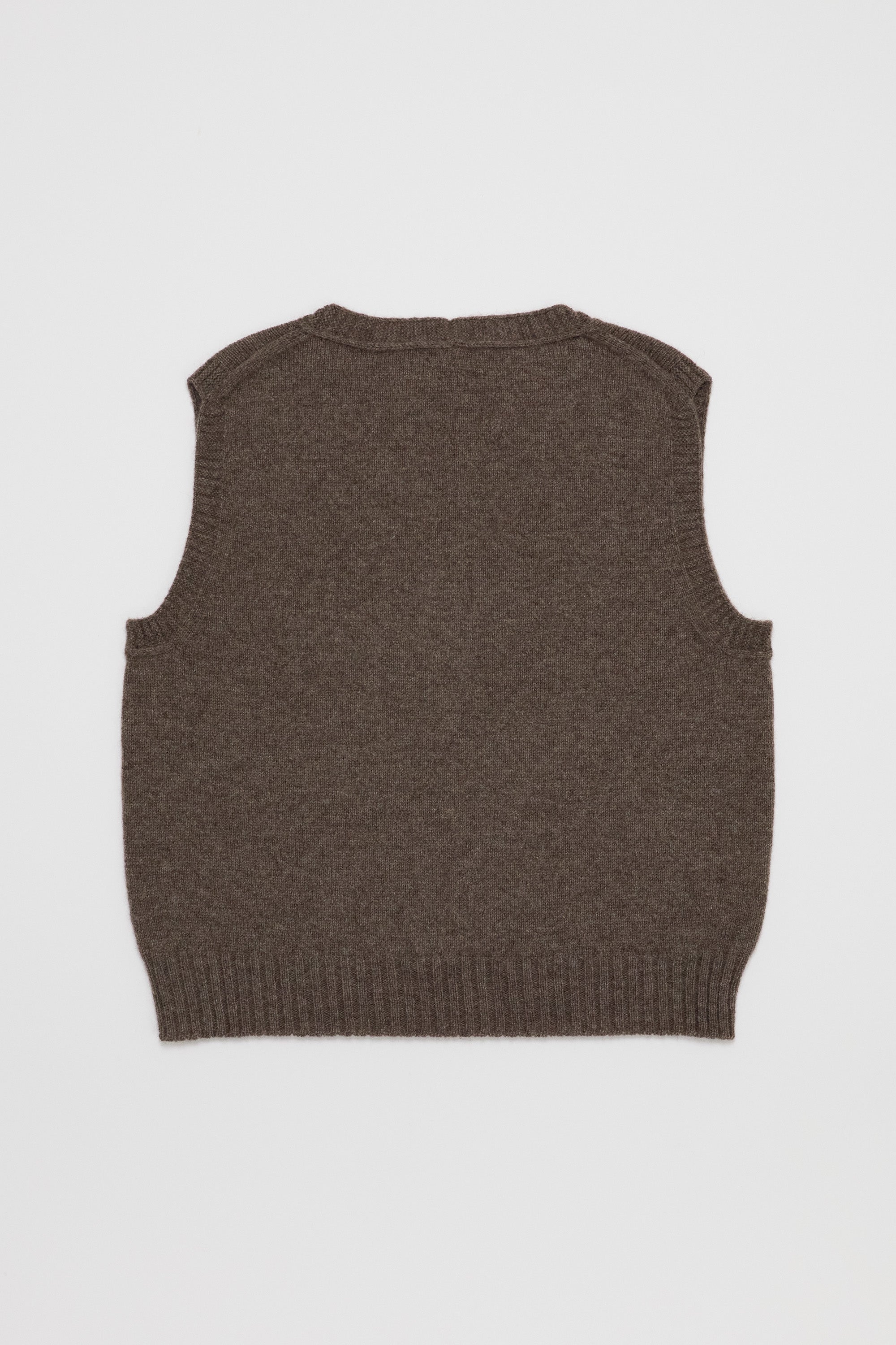 V-Neck Vest in Natural Taupe – Fruitchouli