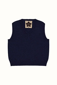 V-Neck Vest in Navy